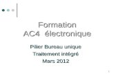 Formation AC4   électronique