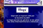 Gapi est un logiciel créé par  la Société ALLNET.