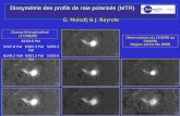 Dissymétrie des profils de raie polarisés (MTR)                         G. Molodij & J. Rayrole