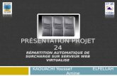 Présentation Projet 24 Répartition automatique de surcharge sur serveur web virtualise