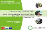 France Active/MIRAMAP/NEF Vers un partenariat sur la garantie de prêts aux agriculteurs AMAPIENS ?