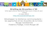 Briefing de Bruxelles n°30 Une agriculture résiliente face aux crises et aux chocs 4 mars 2013