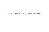 Asthme aigu grave (AAG)