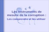 Les Instruments de mesure de la corruption : Les comprendre et les utiliser
