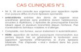 CAS CLINIQUES N°1