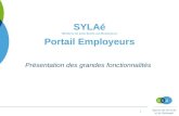 SYLAé SY stème de  L ibre  A ccès aux  E mployeurs Portail Employeurs