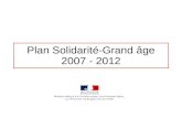 Plan Solidarité-Grand âge 2007 - 2012