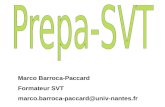 Marco Barroca-Paccard Formateur SVT marco.barroca-paccard@univ-nantes.fr