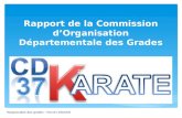 Rapport de la Commission d’Organisation Départementale des Grades
