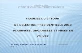 République de GUINEE 2 E TOUR DE L’ELECTION PRESIDENTIELLE 2010