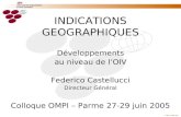 INDICATIONS GEOGRAPHIQUES