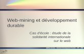 Web-mining et développement durable