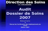 Audit Dossier de Soins 2007