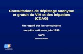 Consultations de dépistage anonyme et gratuit du VIH et des hépatites (CDAG)