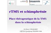 rTMS et schizophrénie Place thérapeutique de la TMS  dans la schizophrénie