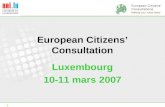 European Citizens’ Consultation