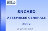 SNCAED ASSEMBLEE GENERALE   2002