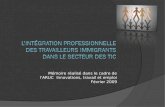 L’intégration professionnelle des  travailleurs  immigrants  dans  le  secteur  des TIC