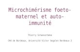 Microchimérisme foeto-maternel et auto-immunité