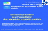Gestion documentaire  pour l’accréditation  d’un laboratoire hospitalier multisite
