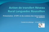 Action de transfert Réseau Rural Languedoc Roussillon