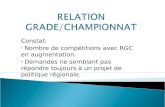 RELATION GRADE/CHAMPIONNAT