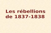 Les r©bellions de 1837-1838