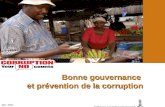 Bonne  gouvernance et  prévention  de la corruption