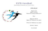 ESTB Handball Assemblée Générale du 24 juin 2011