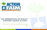 Les délégations en France d’Action contre la Faim