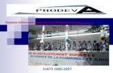Association Haïtienne pour la promotion d’un Développement Autonome HAÏTI 1995-2007