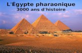 L'Égypte pharaonique 3000 ans d'histoire