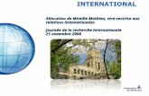 Stratégie d’internationalisation de 2e génération de l’Université de Montréal - Novembre 2006