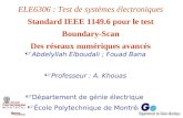 Abdelyllah Elboudali ; Fouad Bana Professeur : A. Khouas Département de génie électrique
