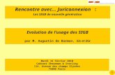 Evolution de l’usage des SIGB par M. Augustin de Barmon,  Six et Dix