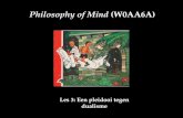 Philosophy of Mind  (W0AA6A)
