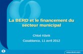 La BERD et le financement du secteur municipal
