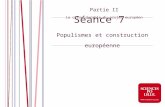 Séance 7  Populismes et construction européenne