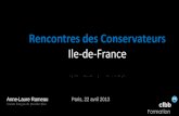 Rencontres des Conservateurs Ile-de-France