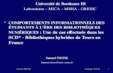 Université de Bordeaux III Laboratoire – MICA – MSHA - GRESIC