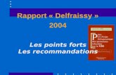Rapport « Delfraissy » 2004