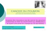 CANCER DU POUMON  CARTOGRAPHIE DE LA PRISE EN CHARGE dans le service de CANCEROLOGIE de RODEZ
