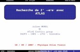 Recherche de Z '  e + e - avec  ATLAS