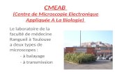 CMEAB  (Centre de Microscopie  E lectronique  A ppliquée  A  La Biologie)