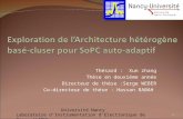 Exploration de l’Architecture hétérogène basé- cluser  pour SoPC auto-adaptif