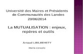 Université des Maires et Présidents de Communautés des Landes 20/06/2014