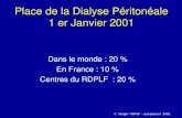 Place de la Dialyse Péritonéale 1 er Janvier 2001