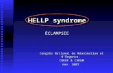 HELLP syndrome ÉCLAMPSIE