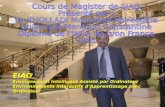 Cours de Magister de EIAO Présenté par : Dr KHOLLADI Mohamed-Khireddine