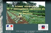 Schéma directeur de l’aménagement agricole et rural de Mayotte